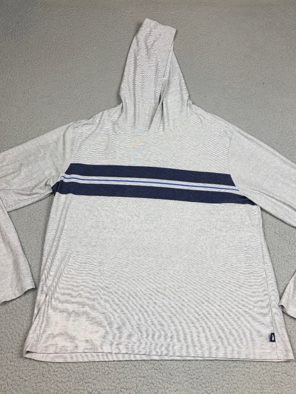 Vineyard Vines Island Hoodie Mens Size Large Cotton Blend Lightweight Whale Logo